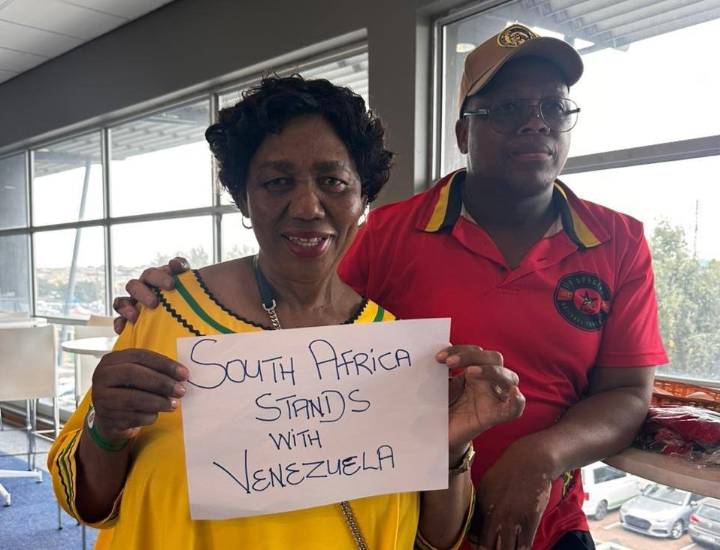 Sudáfrica: Ministros de Defensa y Educación manifiestan apoyo a Venezuela