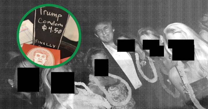 Condones con el rostro de Trump: demócratas revelan más fotografías del caso Epstein