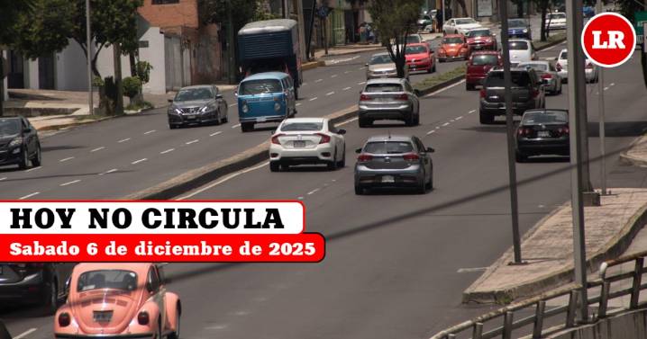 Hoy No Circula sabatino: qué autos y placas descansan este 6 de diciembre en CDMX y Edomex