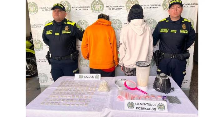 Gracias a la denuncia ciudadana, dos mujeres dedicadas a la comercialización de estupefacientes fueron capturadas