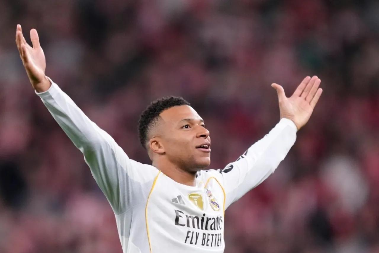 Mbappé pone doblete, el Madrid golea al Athletic