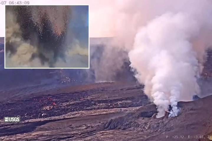 Hawaii’s Kīlauea volcano destroys camera capturing live video of 38th eruption of past year