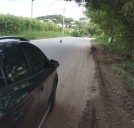Temor por cilindro abandonado en la vía Miranda
