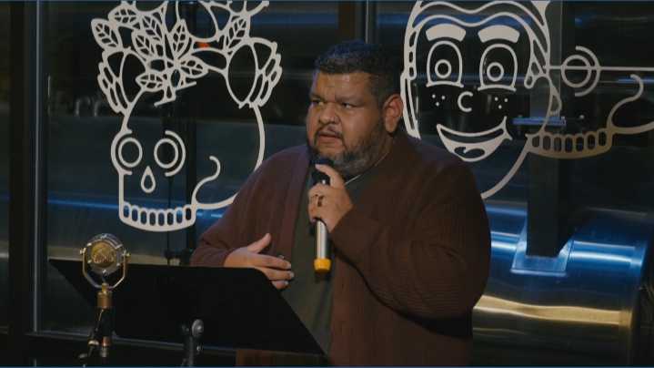 Food pantry director's emotional speech inspires holiday party to fight hunger