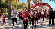 Festive Santa 5K at UA Mall in Tucson raises funds for kids' cancer