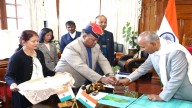 Col Hopkins calls on Meghalaya Governor on Armed Forces flag day