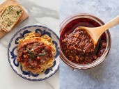 Espagueti en salsa macha cremosita, fácil y picosito