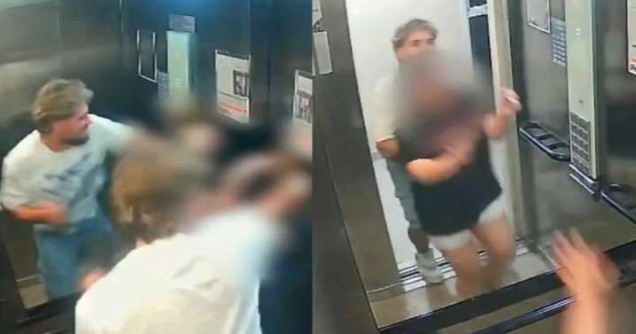 Indignación en Brasil: Turista agrede a su novia dentro de un elevador