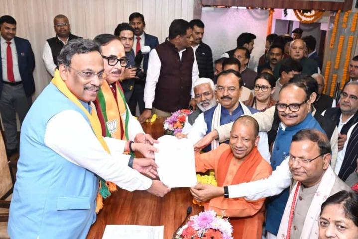 Pankaj Chaudhary files sole nomination, set to win unopposed as UP BJP chief