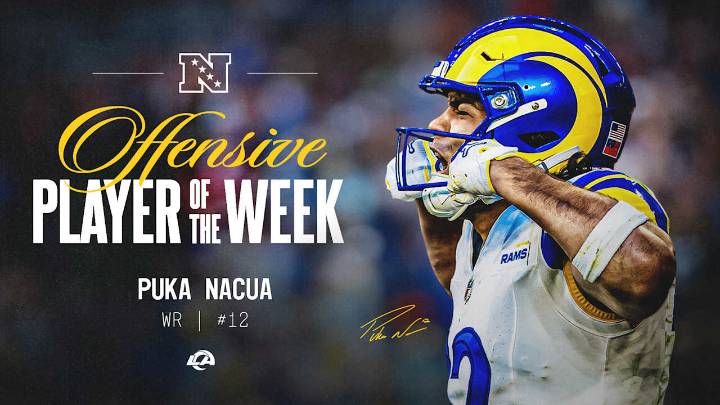 Puka Nacua named NFC Offensive Player of the Week for Week 14