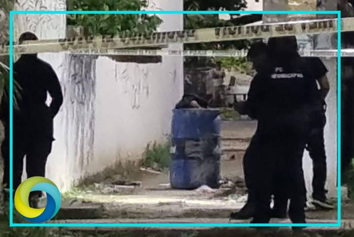 Hallan restos humanos en un tambo plástico, en la Región 259 de Cancún