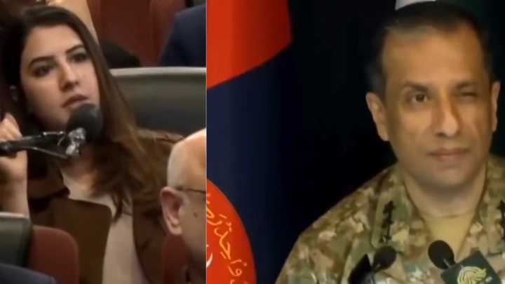 Pak Army Spokesman winks at woman reporter during presser, sparks widespread backlash