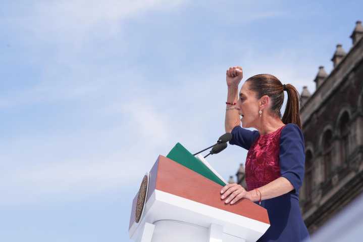 7° aniversario de la 4T || Sheinbaum: pese a las campañas de quienes buscan sabotear al gobierno, ni México ni su presidenta serán derrotados
