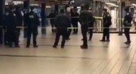 Teens cuffed after gunfire erupts in 42nd Street-Port Authority subway station in Midtown