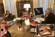 All about the creepy photo Jeffrey Epstein had of a lounging woman on his desk