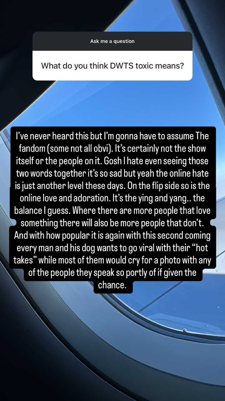 Former 'DWTS' Pro Sharna Burgess Addresses Rumors That the Show Is Toxic