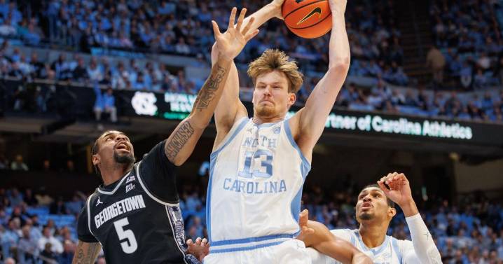 Wilson, Veesar push No. 16 North Carolina past Georgetown, 81