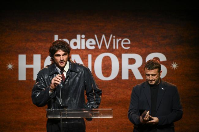 Jacob Elordi and Prosthetics Artist Mike Hill IndieWire Honors Speech