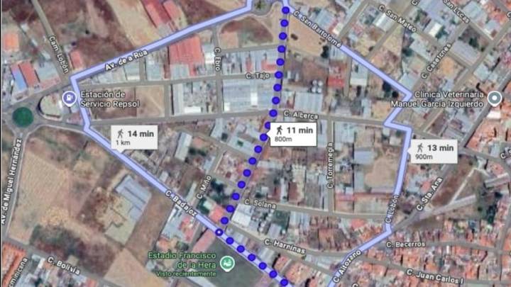 Primeros cortes de calles para este miércoles en Almendralejo por la seguridad en la Copa