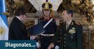 Vestido de militar y con la presencia de Lamelas, Presti juró como nuevo ministro de Defensa
