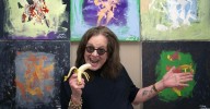 Ozzy Osbourne’s Final Project Of Chimpanzee Paintings Going On Display