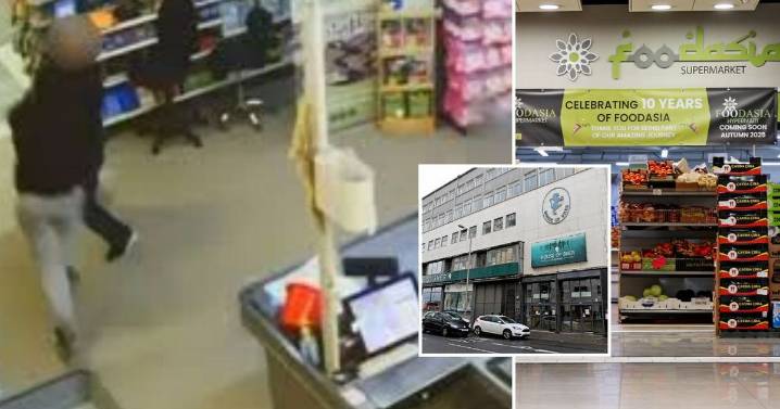 Terrifying CCTV captures moments before shop worker stabbed in chest by thief