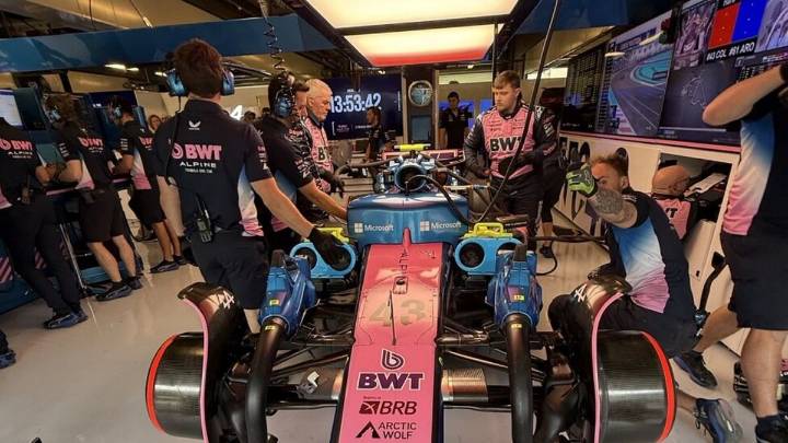 Franco Colapinto sale último en el cierre de la temporada 2025