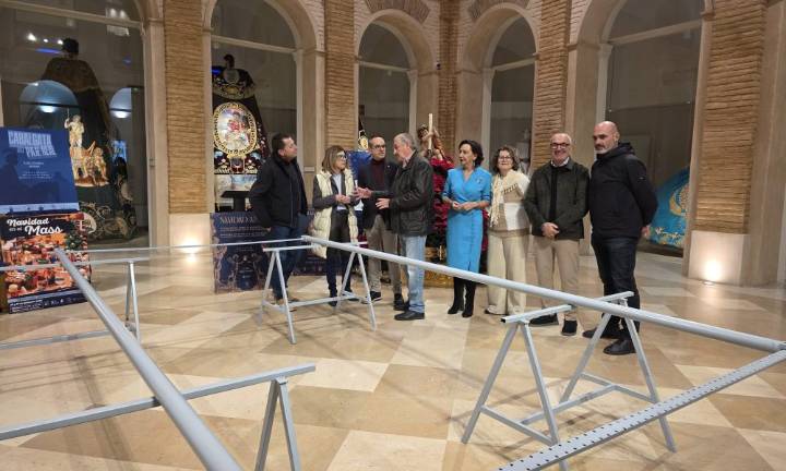 Lorca entrega al Paso Azul un nuevo bastidor clave para la Semana Santa de 2027