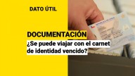 ¿Se puede viajar con el carnet de identidad vencido?