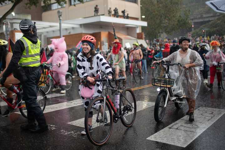 We finally know why ‘Daily Show’ star showed up at Portland’s ‘emergency’ Naked Bike Ride