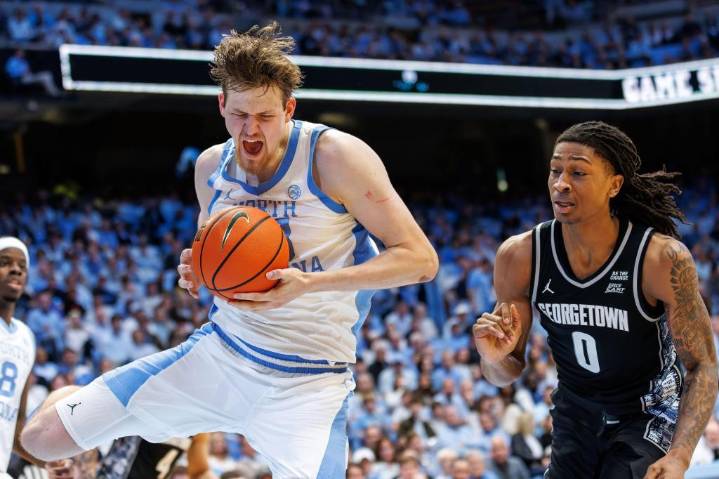 Two Tar Heels achieve double-doubles as No. 16 UNC beats Georgetown – The Virginian