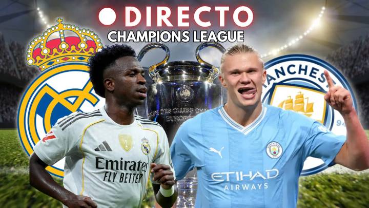 Real Madrid - Manchester City de la Champions League, en directo: goles, marcador y última hora de la jornada 6 de la fase liga