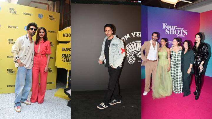 Spotted in the city: Kartik Aaryan, Ananya Panday, Aryan Khan and more