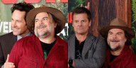 Jack Black Has Fun With Paul Rudd & Steve Zahn at ‘Anaconda’ Premiere | Anaconda, Ben Lawson, Daniela Melchior, Diego Arnary, Ione Skye, Jack Black, Paul Rudd, Sebastian Sero, Selton Mello, Steve Zahn