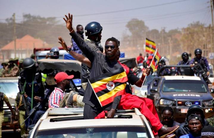 Uganda opposition candidate says he was beaten by security forces