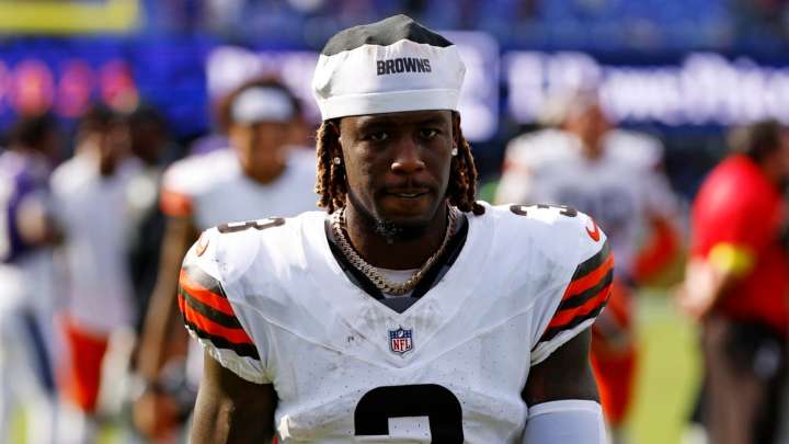 Browns' Jerry Jeudy has one regret about sideline exchange with Shedeur Sanders