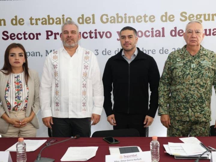 Gabinete de Seguridad trabajará por la pacificación de Michoacán