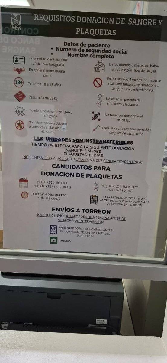 Solicitan donadores de plaquetas A+ para la señora Blanca Estela Ortiz