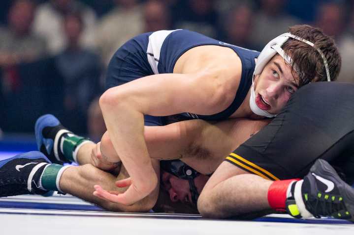 Winning first 8 bouts leads Penn State to 40-7 wrestling victory over Wyoming