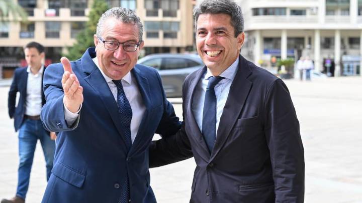 Mazón y Toni Pérez comen en Benidorm mientras el PP busca orden en plena transición