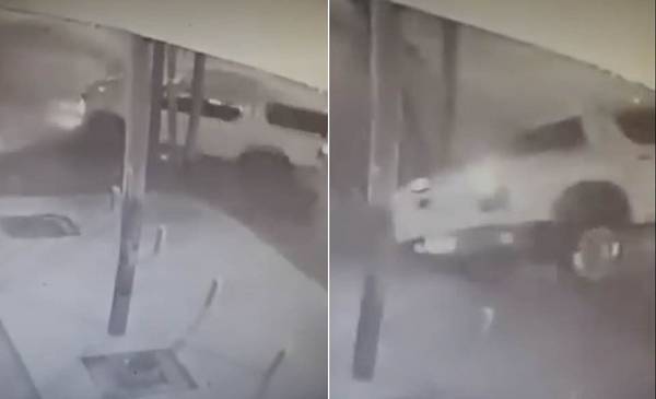 VIDEO. La Plata: manejaba borracho, perdió el control de una Ford Ranger y un poste evitó una tragedia