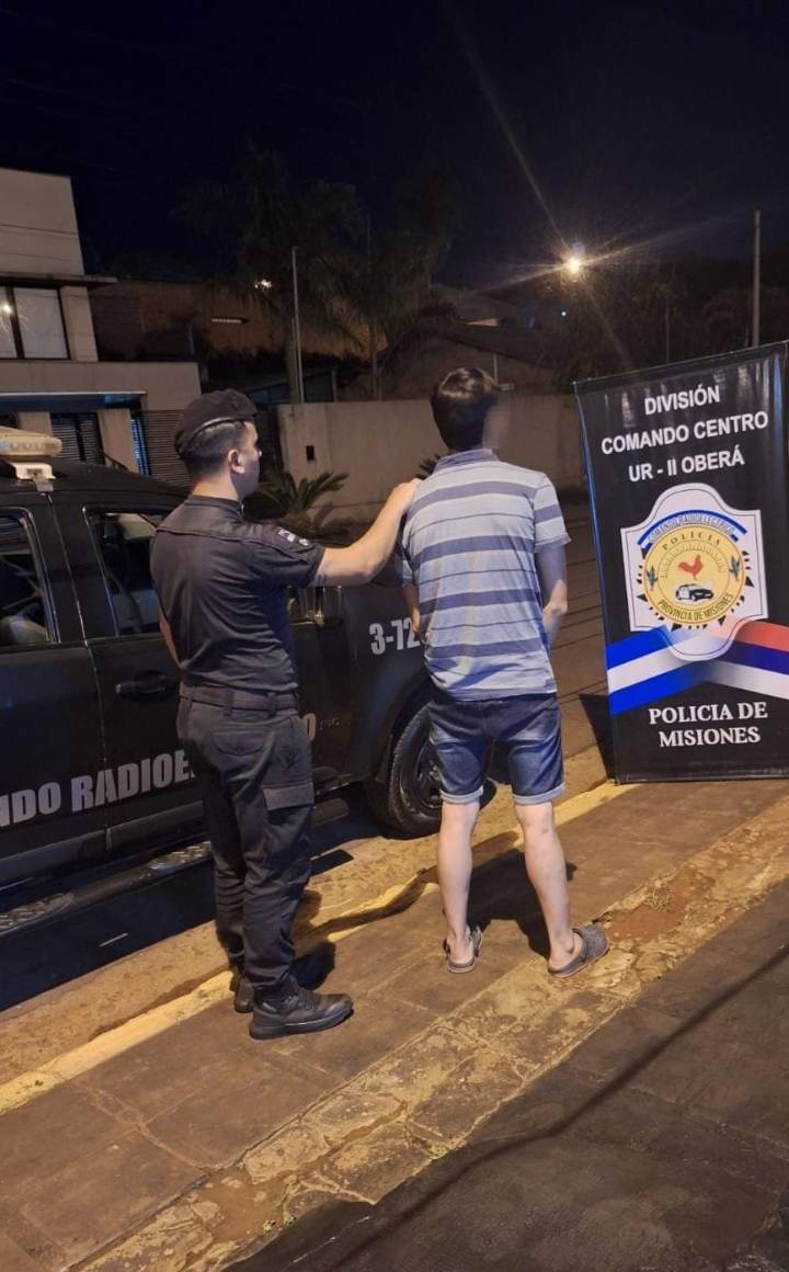 Oberá: detuvieron a un hombre acusado de agredir a un motociclista y de robar en una vivienda