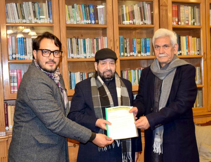 Hakeem Yaseen Meets LG Manoj Sinha Flags Key Developmental Concerns Across J&K