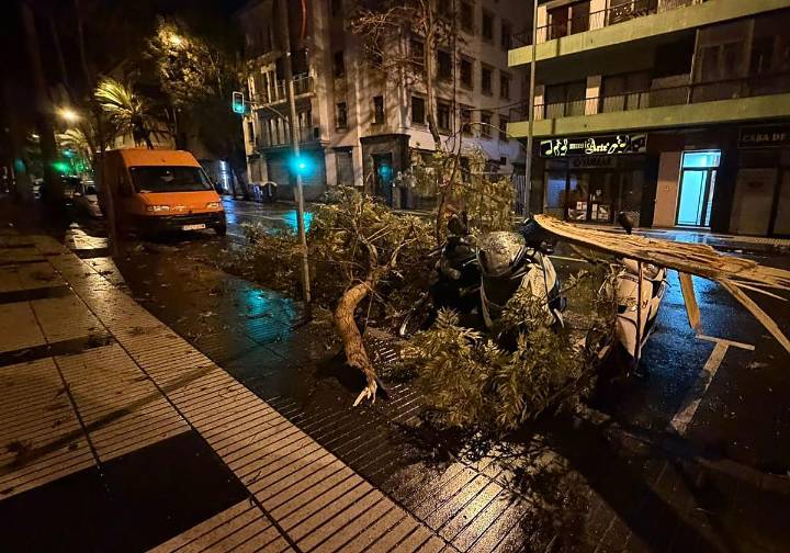 Así impacta la borrasca Emilia en Canarias, según Televisión Canaria