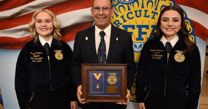 Columbia County Ag Educator Honored for Service to FFA