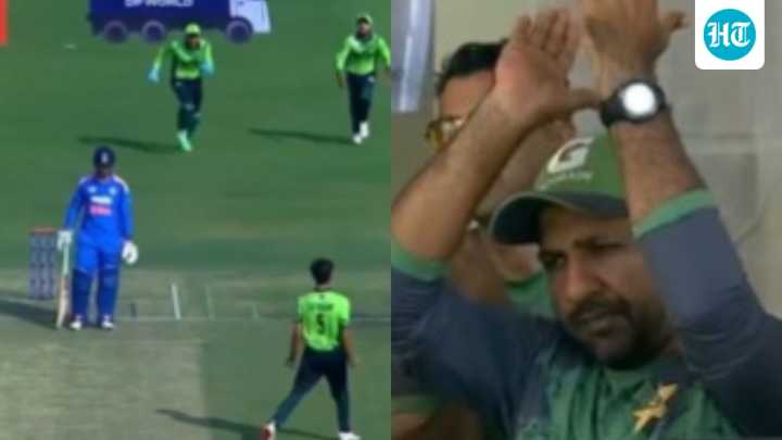 Suryavanshi's celebration triggers wild celebration, PAK pacer all pumped up