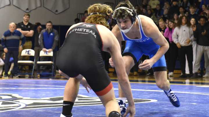 Photos of the Harper Creek Assembly Dual in wrestling season opener