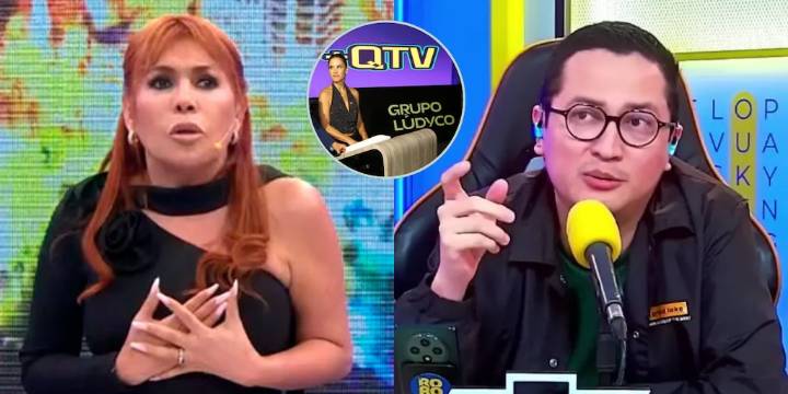 Magaly Medina y Carlos Orozco se dicen de todo y tienen fuerte enfrentamiento por lanzamiento de +QTV, canal de María Pía Copello