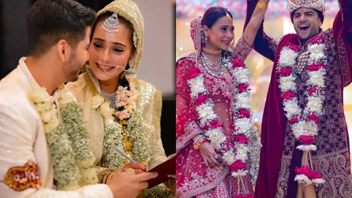 Sara Khan Marries Krish Pathak In Hindu And Muslim Ceremonies