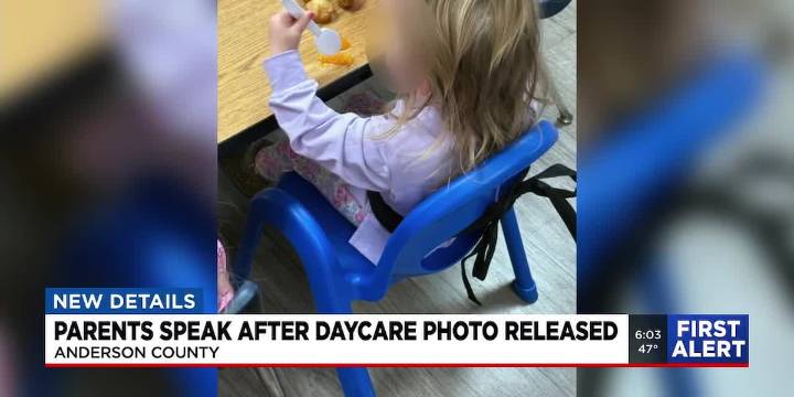 Teacher fired after photo shows child tied to chair at church preschool